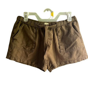 Hinge Green Cotton Rayon Shorts Casual Summer Everyday Summer Size Medium